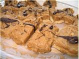 Peanut Butter Graham Squares With Dark Chocolate Drizzle
