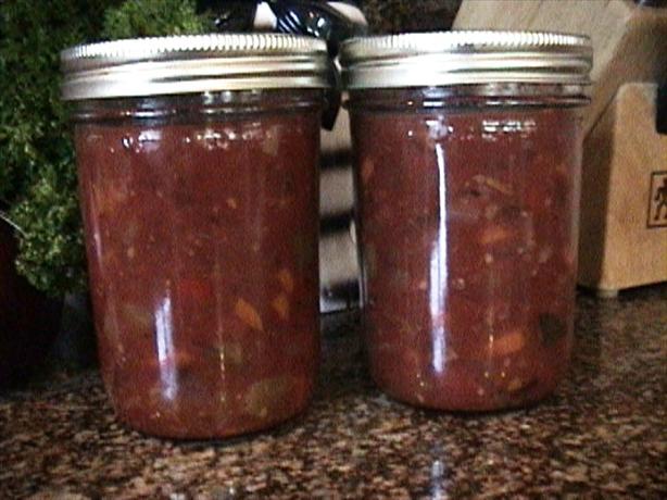 Three Tomato Vegetable Sauce (Canning). Photo by Jockey