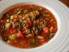 Crock Pot Spinach-Tomato-Vegetable Soup. Recipe by Barb Witherspoon