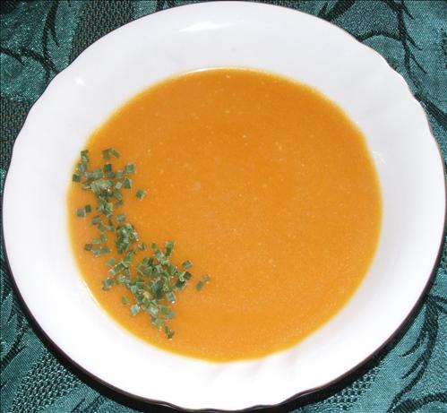 Butternut Pumpkin Soup With Ginger and Coconut. Photo by Peter J
