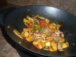 Apple and Pork Stir-Fry With Ginger
