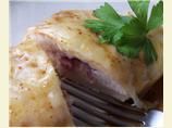 Chicken Scaloppine With Prosciutto, Mozzarella and Marsala