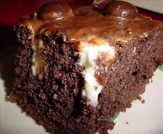Peppermint Patty Poke Cake. Photo by True Texas