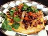 Pumpkin Polenta With Chorizo and Black Beans. Recipe by ratherbeswimmin'