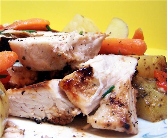 Honey Dijon Chicken and Vegetables. Photo by PaulaG