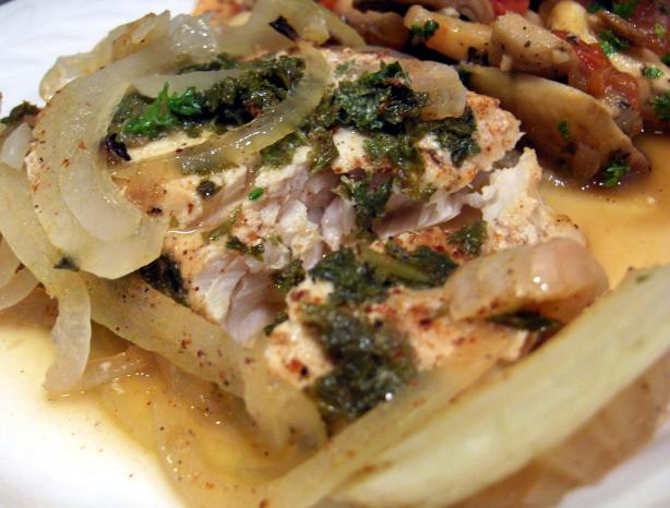 Cod Fish Grilled in Foil. Photo by Derf