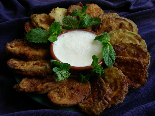 Fried Zucchini With Garlic Yogurt. Photo by kiwidutch