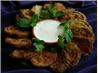Fried Zucchini With Garlic Yogurt