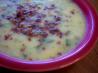 Leftover Mashed Potato & Cheddar Soup. Recipe by stephanierndos