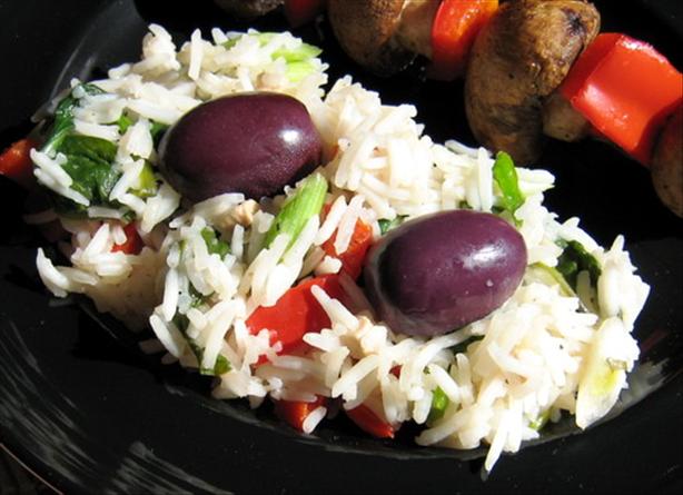 Mediterranean Rice Salad. Photo by Annacia