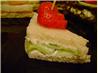 Cucumber Tea Sandwiches. Recipe by Dani Jean