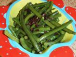 Green Beans With Balsamic-Shallot Butter. Photo by Acadia*