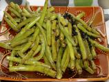 Green Beans With Balsamic-Shallot Butter