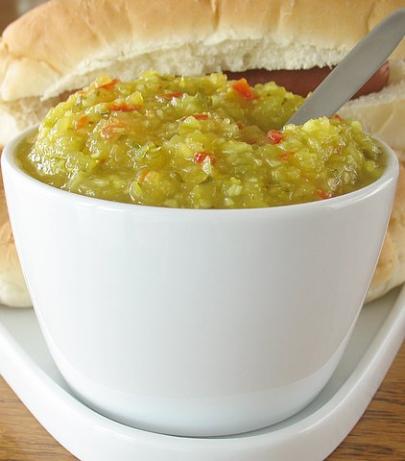 Hot Dog Relish. Photo by Calee