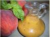 Basil Peach Salad Dressing.