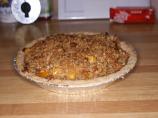Peach Pie With Coconut Streusel. Photo by Irmgard
