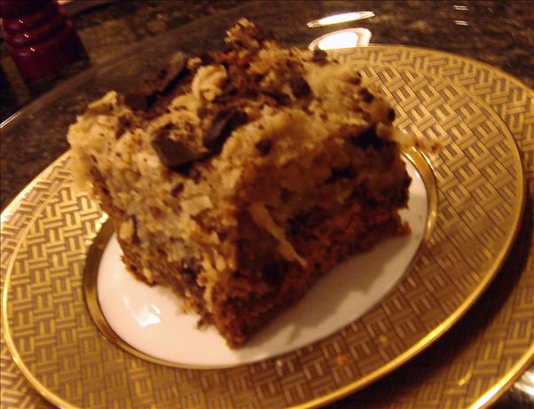 German Chocolate Cake Squares. Photo by Bev