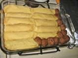 Manicotti-  Cheese Filled Italian Crepes