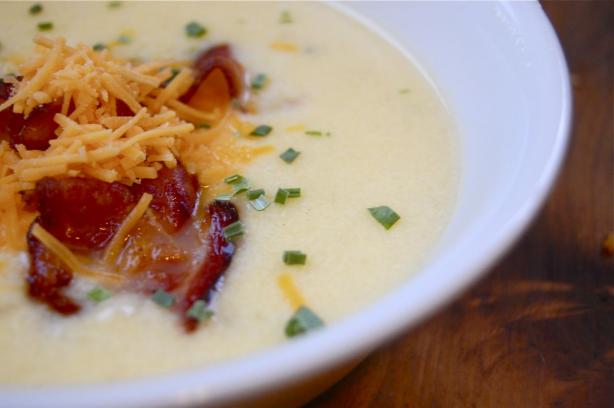 O'Charley's Loaded Potato Soup. Photo by run for your life