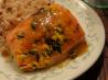 Salmon With Citrus-Mint Gremolata. Recipe by Mikekey