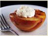 Vanilla Spice-Rubbed Grilled Peaches With Fresh Goat Cheese. Recipe by Chef Kate