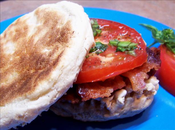 Brunch B T on English Muffins. Photo by PaulaG