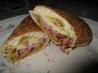 Baked Ham and Cheese Sandwiches. Recipe by Irish Rose