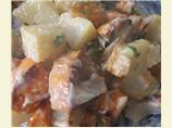 Low Fat Roasted Sweet Potato Salad