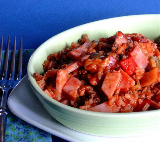 Spanish Rice With Ham. Photo by Caroline Cooks