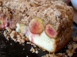 Streuselkuchen Topped W. Fresh Fig or Peach, Plum (Bread Machine