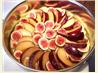 Streuselkuchen Topped W. Fresh Fig or Peach, Plum (Bread Machine
