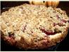 Streuselkuchen Topped W. Fresh Fig or Peach, Plum (Bread Machine