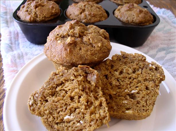 Healthy Pumpkin Banana Muffins. Photo by Bayhill