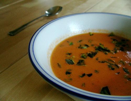 Cream of Garden Tomato Soup - Pressure Cooker - West. Photo by Mrs Goodall