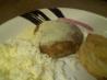 Salmon Cakes With Dill Sauce. Recipe by Aunt Willie