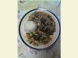 Spinach in Peanut Sauce