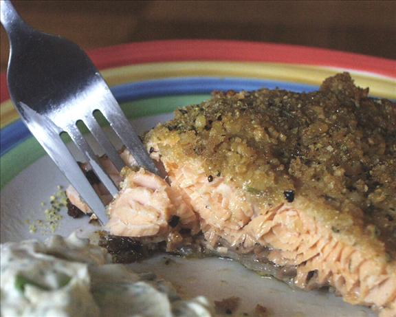 Baked Salmon With Herbs. Photo by Marsha D.