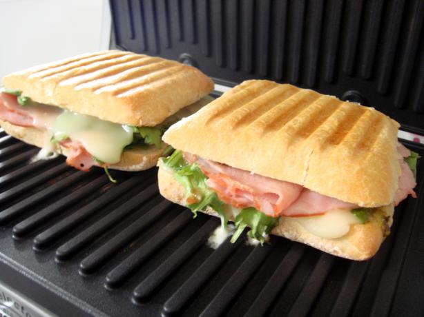 Preposterously Paradisiacal Panini. Photo by Lori Mama