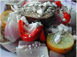 Oven Roasted Vegetables With Crumbled Goats Cheese, Thyme and Pa