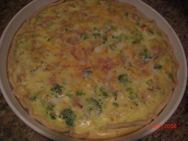 Broccoli Ham Quiche. Photo by Marz