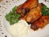 Hot Chicken Wings With Banana and Curry Sauce. Recipe by stormylee