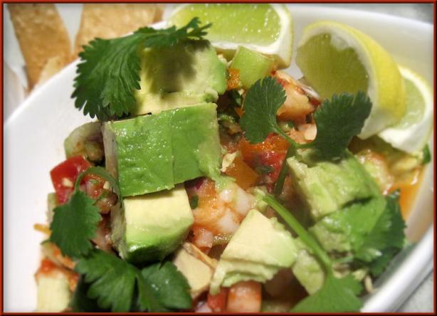 Shrimp Ceviche With Avocado. Photo by Sandi (From CA)