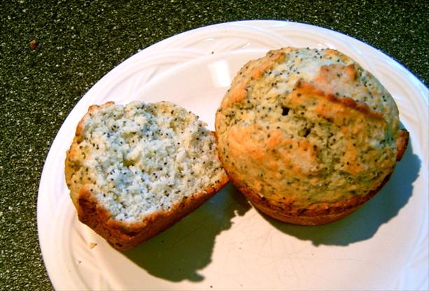 Poppy Seed Muffins With a Hint of Almond. Photo by Mikekey