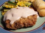 Chicken-Fried Steak With Cracked Pepper Gravy