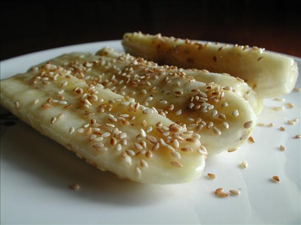 Sweet Sesame Bananas. Photo by Chef floWer