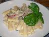 Chicken & Campanelle Pasta With Roasted Garlic Cream. Recipe by Karina A