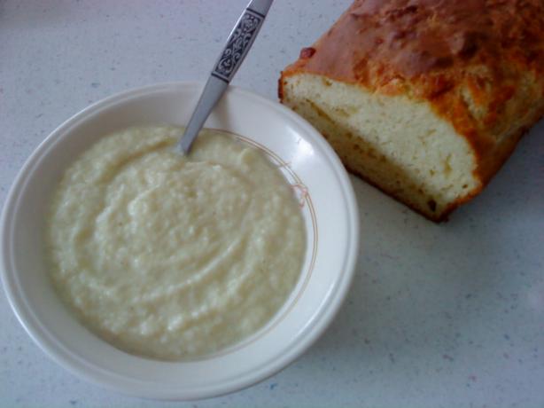 Creamy Cauliflower Leek Soup. Photo by Torricus