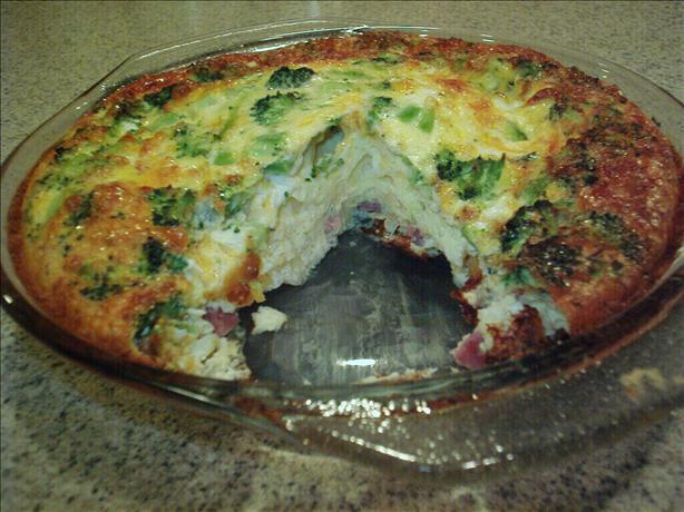 Crustless Ham and Cheese Quiche. Photo by Kim127