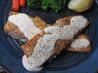Thyme-Roasted Salmon With Horseradish-Dijon Sour Cream. Recipe by RecipeNut