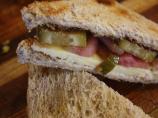 Cheddar Sandwiches With Quick Pickles and Honey Mustard